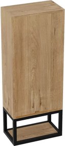 Dulap coloana mediu suspendat Rune Snorri 35 cm finisaj negru-lemn