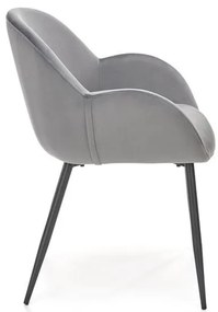 Scaun tapitat K480 - Gri