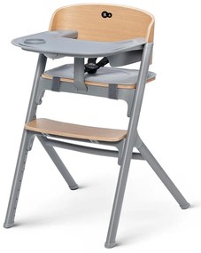 Scaun de masă pentru copii KINDERKRAFT SELECT 3 în 1 LIVY Premium oak