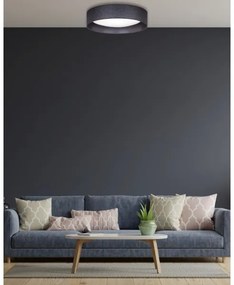 Plafonieră LED Duolla ROLLER LED/24W/230V d. 45 cm antracit