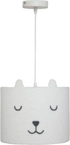 Atmosphera - Lustră pentru copii cu cablu TOXEY 1xE27/25W/230V ursuleț