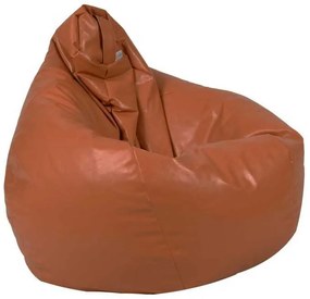 Fotoliu puf copii, Nirvana Light Pufrelax, Material Piele ecologica - Brown