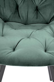 Scaun catifea K519 velvet verde