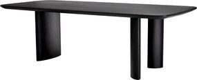 Masa dining moderna design LUX Harmonie S negru 241x109cm