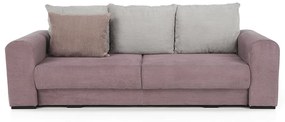 Canapea foarte spatioasa, violet, roz invechit, bej, GILEN BIG SOFA