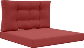 vidaXL Perna pentru canapea de exterior 2 pcs bordo Poliester