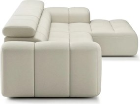 Colțar lemn masiv Bliss cu extensie electrică 289×113 cm