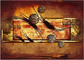Tablou pe sticlă abstracției (70x50 cm)