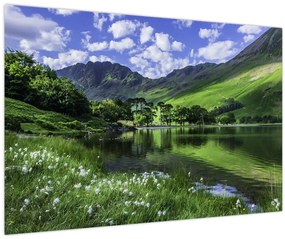 Tablou - Peisaj cu un lac (90x60 cm)