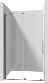 Profil pentru usa cabina de dus, incastrata, titan mat, 195 cm, Sistem Prizma Titan mat