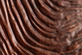 Comoda, Bufet cu model 3D, Lemn Salcam, Maro, FLUID 110cm