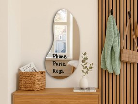 Autocolant pentru oglindă S31 – Phone. Purse. Key.