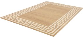 Covor maro deschis din lână 133x180 cm Cesar – Agnella