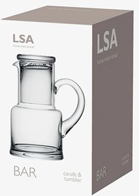 Carafă și pahar,  Bar, 730 ml / 150 ml, transparent - LSA International