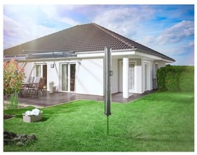 Uscător de rufe argintiu pentru grădină 60 m Linomatic 600 Plus – LEIFHEIT