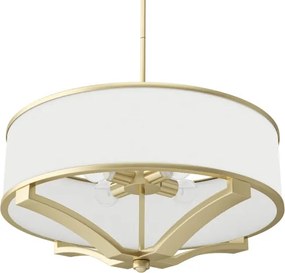 Open Design OR84818 - Lustra cu tijă GERDO 4xE27/12W/230V alamă/alb