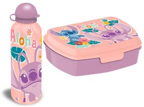 Disney Lilo și Stitch set cutie de sandwich + sticlă de aluminiu