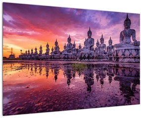 Tablou - Buddha la apus (90x60 cm)