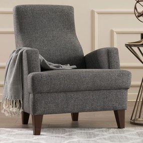 Fotoliu Kana Bergere Dark Grey