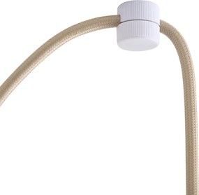 Lampă suspendată de design bej cu sticlă opală cu 3 lumini - Tulip