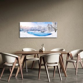 Tablou - Lac de gheață (120x50 cm)