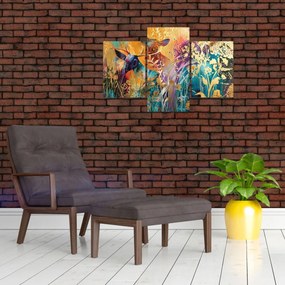 Tablou - Pictura abstractă a naturii (90x60 cm)