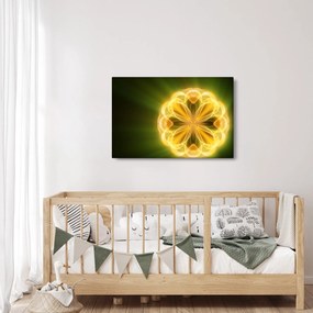 Tablou cu floare galbenă (90x60 cm)