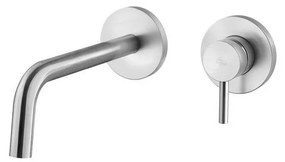 Paffoni - Baterie lavoar LIGHT pentru montaj încastrat, inox