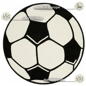 Covor pentru copii Hanse Home Football, ⌀ 150 cm