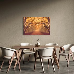 Tablou - Peisaj de toamnă cu drum (90x60 cm)