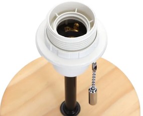 Lampă de masă cu port USB Aigostar 1xE27/40W/230V bej