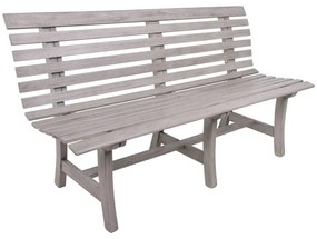 Bancă de grădină gri din lemn masiv Mandalay – Garden Pleasure