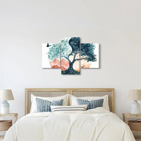 Tablou – Arbore acvarelă plin de viață (90x60 cm)