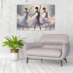 Tablou - Trei balerine (90x60 cm)