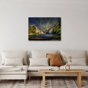 Tablou peisajului cu lac (70x50 cm)