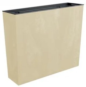 Jardiniera decorativa, crem, 58x18x49.8 cm, Urbi Case Beton Effect