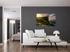 Tablou - Femei la stânci (90x60 cm)