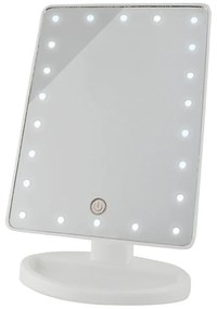 Oglindă rotativă pentru machiaj cu LED