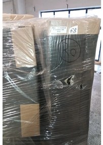 PROMOTIE Canapea extensibila de colt, gri inchis, ZENOVA 220x140 cm, reversibila II. calitate