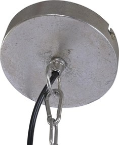 Lustră suspendată din metal, argintiu, 140 x 28 cm, „Loubressac”