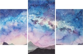 Tablou - Calea lactee, aquarel (90x60 cm)