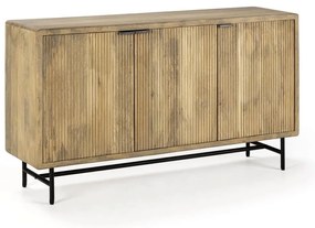 Comodă în culoare naturală din lemn de mango 150x85x40 cm Mundra – MOME