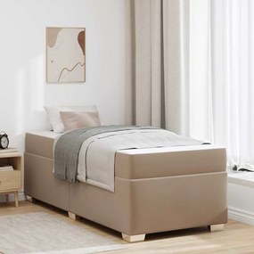 vidaXL Cadru de pat Altele Cappuccino 80 x 200 cm Piele artificială