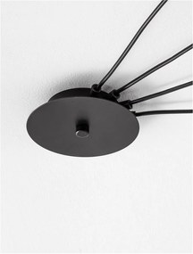 Lustra cu 4 pendule design modern CINZIA fumuriu