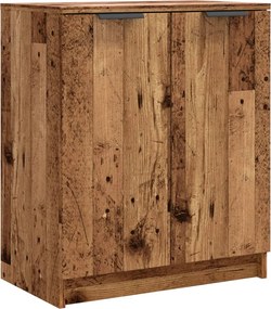 vidaXL Pantofar, lemn vechi, 59x35x70 cm, lemn prelucrat