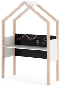 Birou de copii din lemn de pin 40x100 cm Roxana – Marckeric