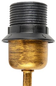 Lampă de perete vintage aurie fără abajur - Matt