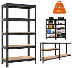 Jurhan Raft cu capacitate mare HEAVY, max. 875kg, 90x40x180cm, negru