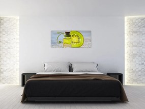 Tablou - detaliu kivi tăiat (120x50 cm)