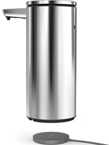 Simplehuman Dozator fără atingere cu suport pentruburete 414 ml, oțel inoxidabil lucios